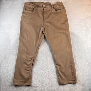 TPJ The Perfect Jean Mens 40x30 fits 40x28 Athletic Fit Tan Khaki Stretch Pants
